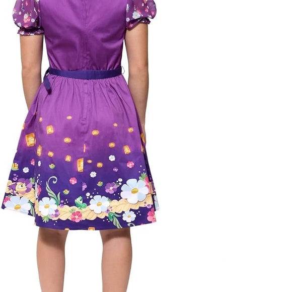 Loungefly Stitch Shoppe Disney Rapunzel Floral Lantern Allison Dress Pascal Pin - Picture 8 of 16